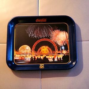 Vintage Coca-Cola 86 Expo Tray.